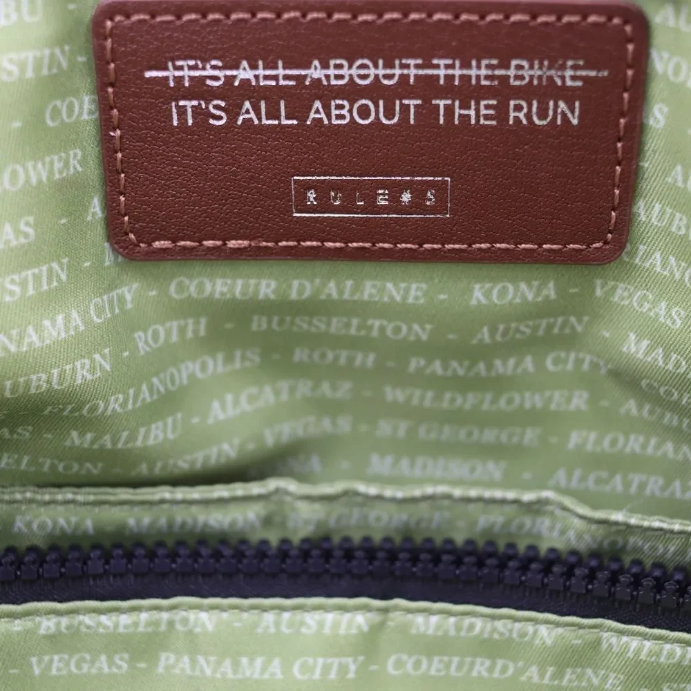 Rule #5 Athletic Messenger Bag Military Green Crossbody Travel Organizer 16x13XL